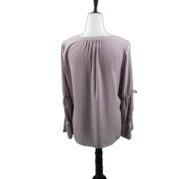 NY Collection Taupe Open Sleeve Size Medium - Picture 5 of 7